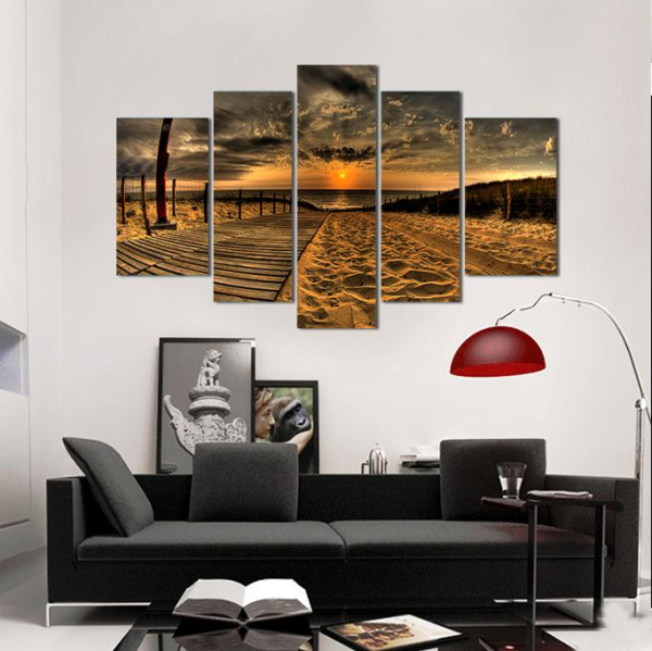 Kumsal Yolu  Kanvas Tablo