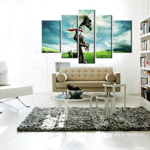 Köpek  Robot  Kanvas Tablo