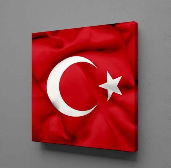 TÜRKİYE BAYRAĞI KANVAS TABLO