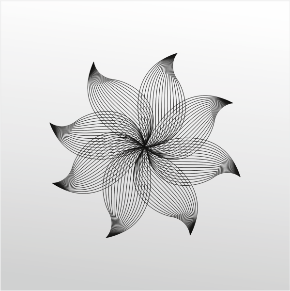 Folyo Sticker Çiçek Desen