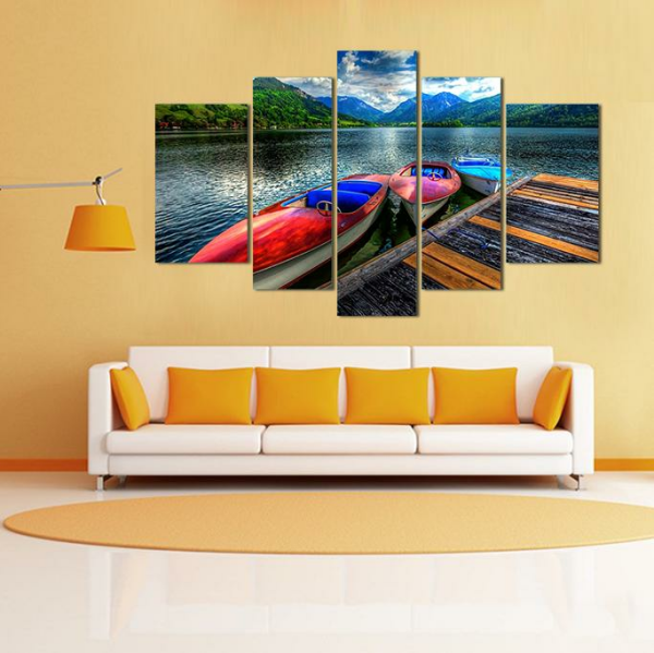 Tekneler Kanvas Tablo