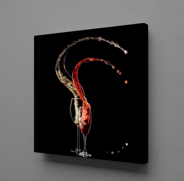 İÇKİLERİN SIÇRAMALARI KANVAS TABLO