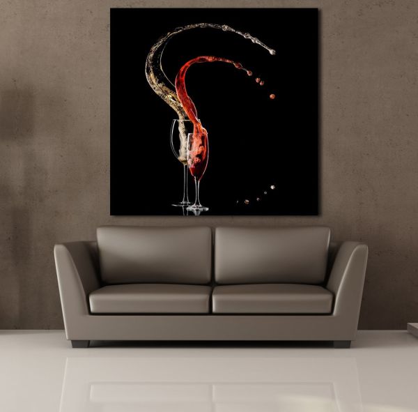 İÇKİLERİN SIÇRAMALARI KANVAS TABLO