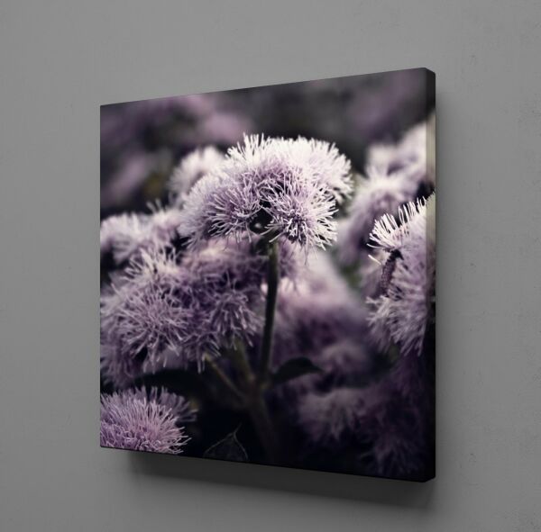 LİLA ÇİÇEK KANVAS TABLO