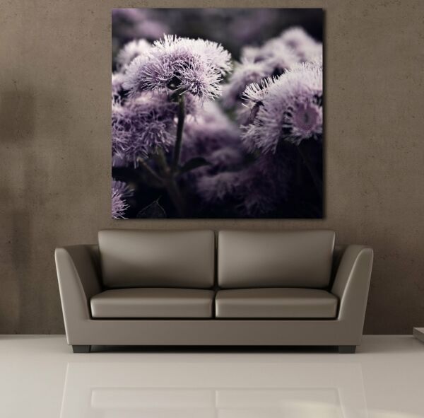 LİLA ÇİÇEK KANVAS TABLO