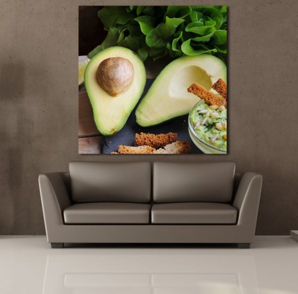 AVAKADO VE MARUL KANVAS TABLO