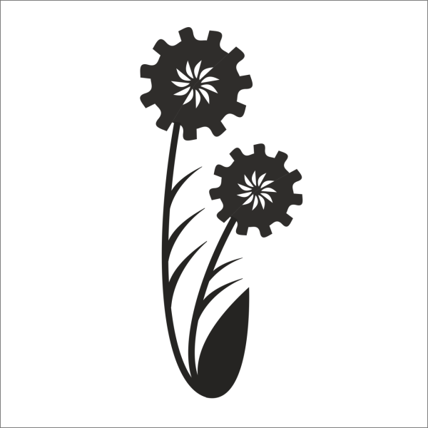 AĞAÇ VE GÜL RESİMLERİ FOLYO STİCKER