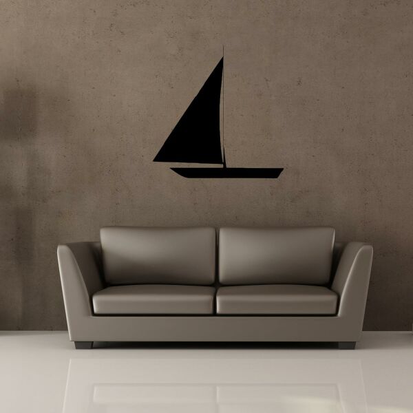 YELKENLİ TEKNE FOLYO STİCKER