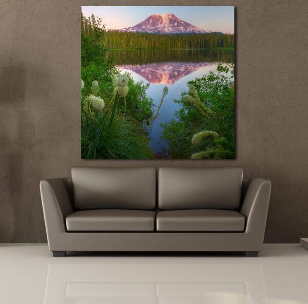 DAĞIN DENİZE YANSIMASI KANVAS TABLO