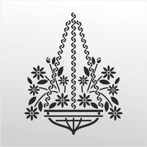 Folyo Sticker Çiçek Deseni ADKPQUY342