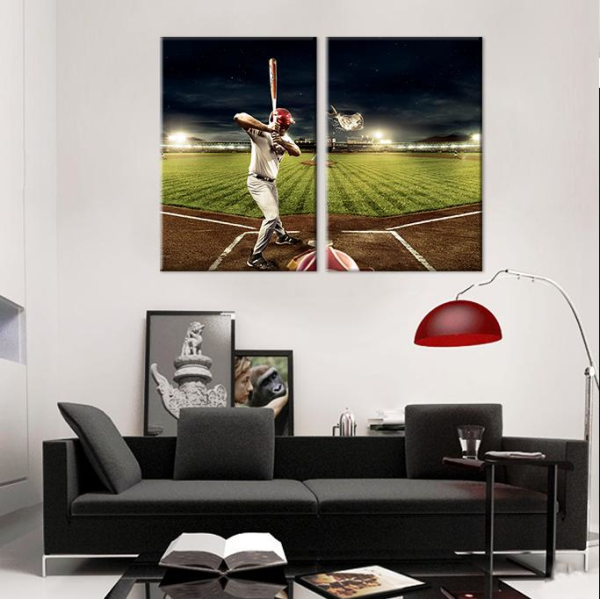 Beyzbol Kanvas Tablo