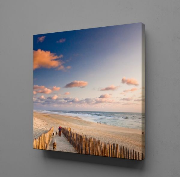 DENİZ KUM MANZARASI KANVAS TABLO