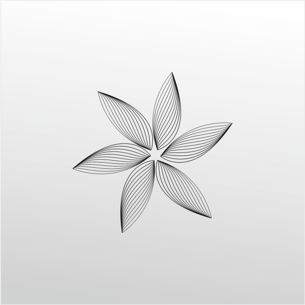 Folyo Sticker Çiçek Deseni