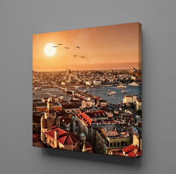 DENİZ KUM SAHİL KANVAS TABLO