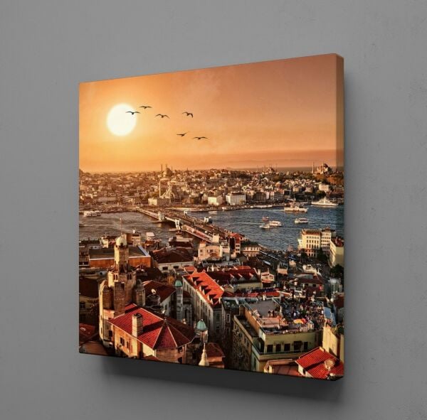 DENİZ KUM SAHİL KANVAS TABLO