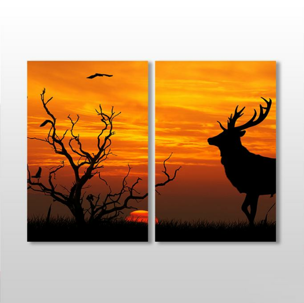 Geyik Kanvas Tablo