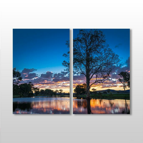 Göl Manzara Kanvas Tablo