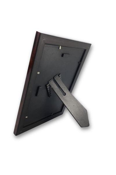 Kahverengi Altın Renk Desenli Resim Çerçeve 15*21