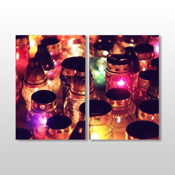 Işık Kavanoz Kanvas Tablo