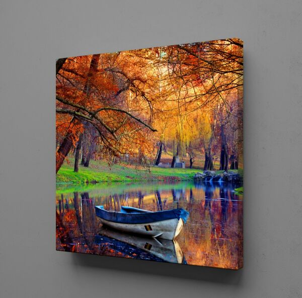 DEREDEKİ KAYIK KANVAS TABLO