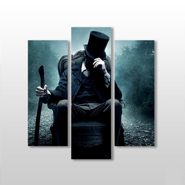 Bastonlu Adam  Kanvas Tablo