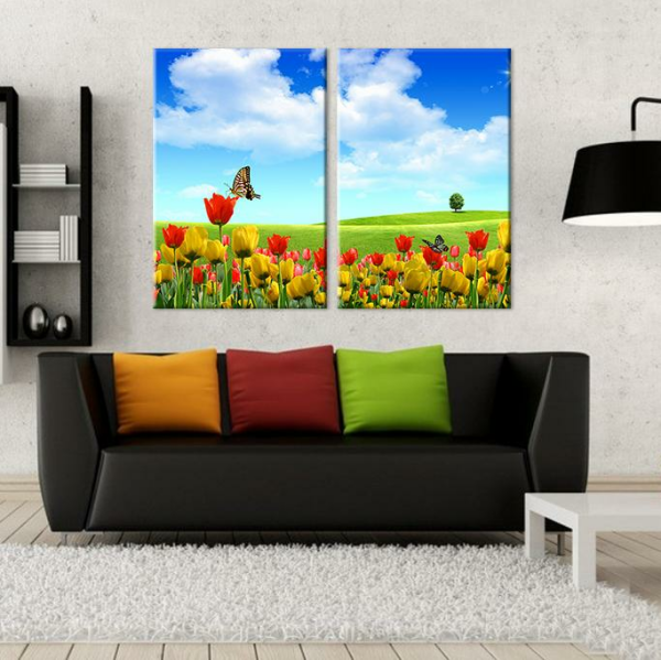 Laleler Kanvas Tablo