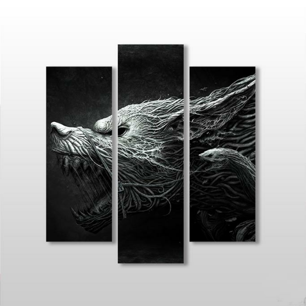 Canavar  Kanvas Tablo