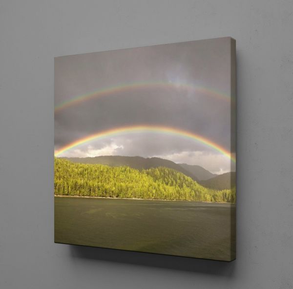 DOĞA DENİZ GÖKKUŞAĞI KANVAS TABLO