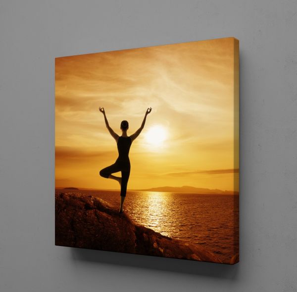 DOĞADAKİ MEDİTASYON KANVAS TABLO