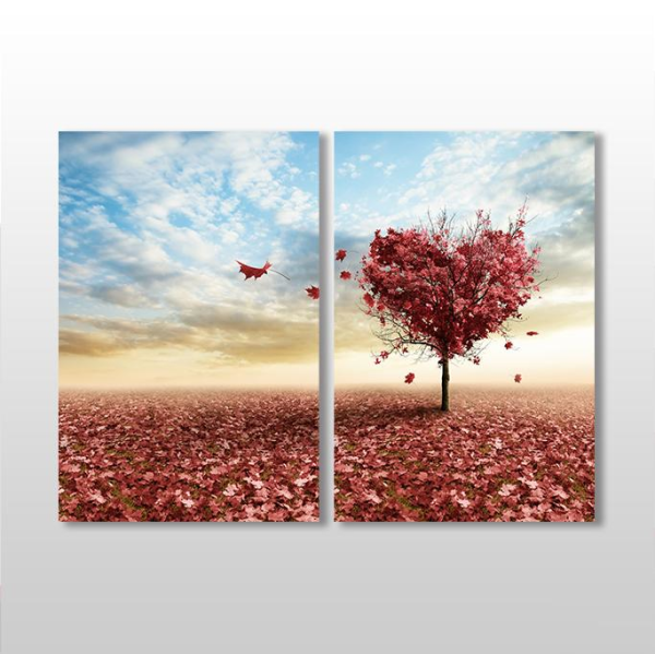 Sonbahar Ağacı Kanvas Tablo