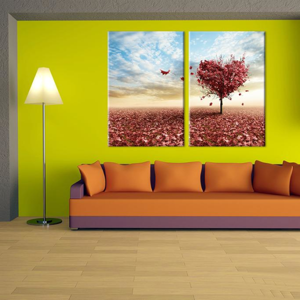 Sonbahar Ağacı Kanvas Tablo
