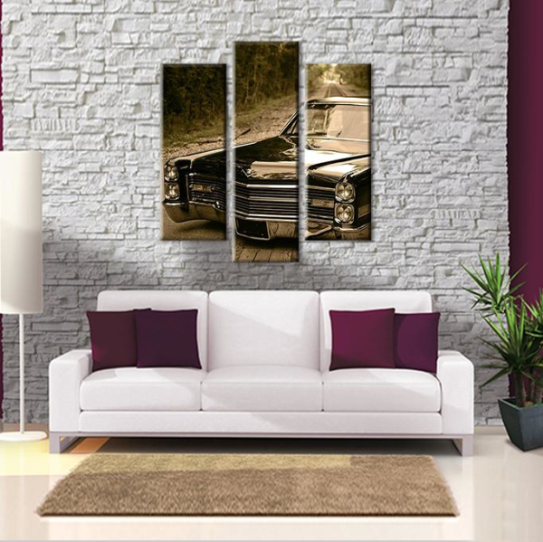 Klasik Araba  Kanvas Tablo