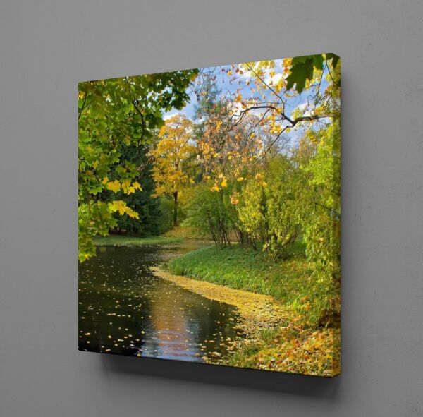 DÖKÜLEN YAPRAKLAR KANVAS TABLO