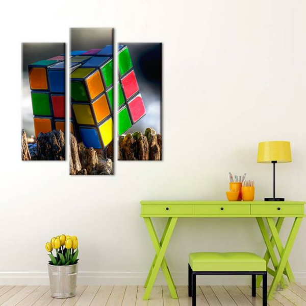 Küp  Kanvas Tablo