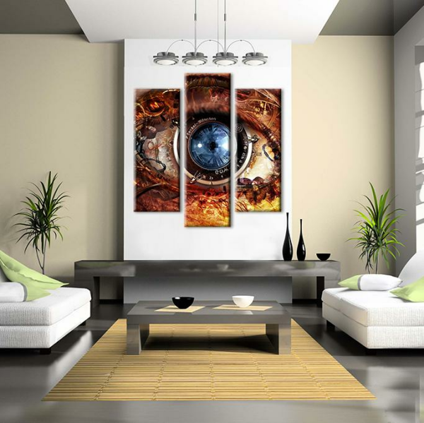 Lens Göz  Kanvas Tablo