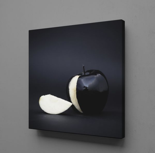 SİYAH ELMA TEMALI KANVAS TABLO