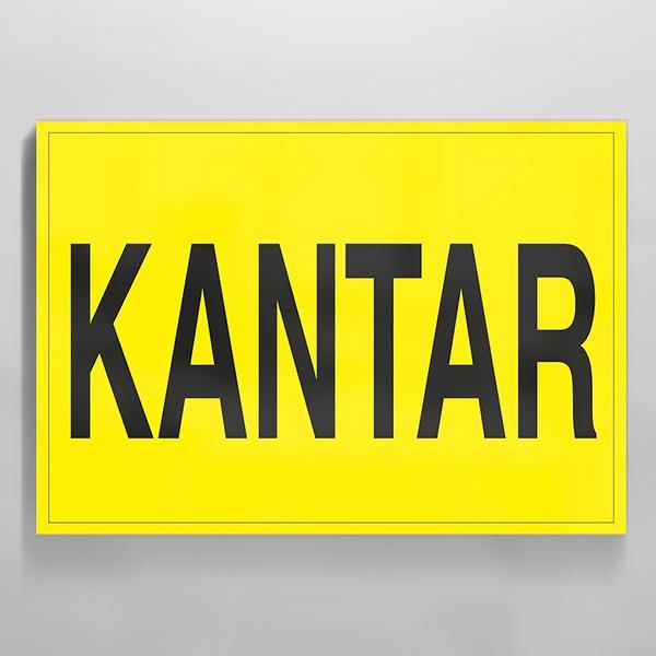 Kantar Uyarı Levhası