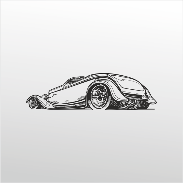 Folyo Sticker Klasik Araba ADKPQUY692