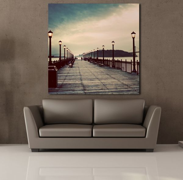 İSKELE DENİZ KANVAS TABLO