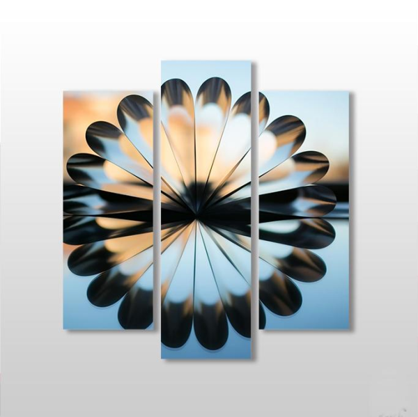 Soyut Papatya  Kanvas Tablo