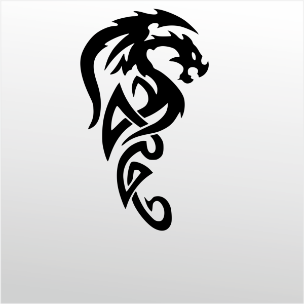 Folyo Sticker Ejderha Deseni