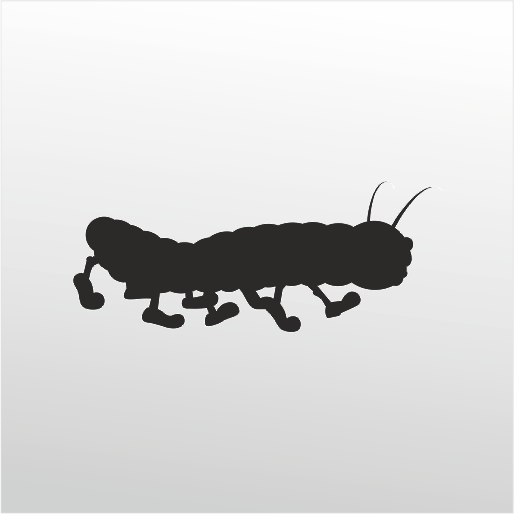 Folyo Sticker Tırtıl