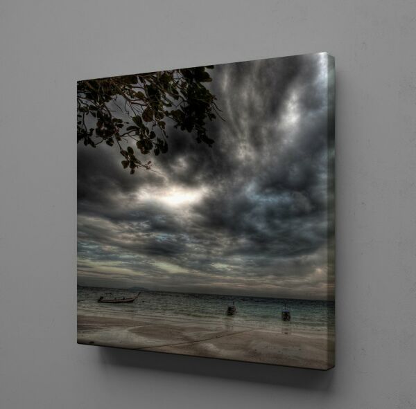 KARA BULUTLAR KANVAS TABLO