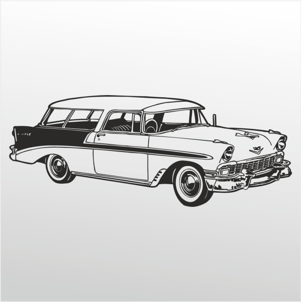 Folyo Sticker Klasik Araba ADKPQUY694