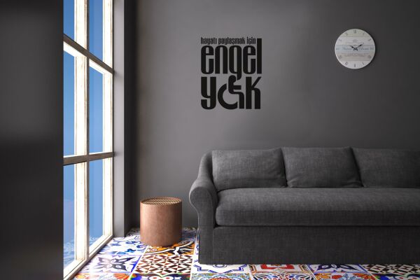 ENGEL YOK  FOLYO STİCKER