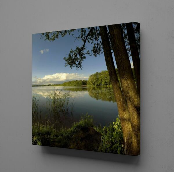 NEHİR MANZARASI KANVAS TABLO