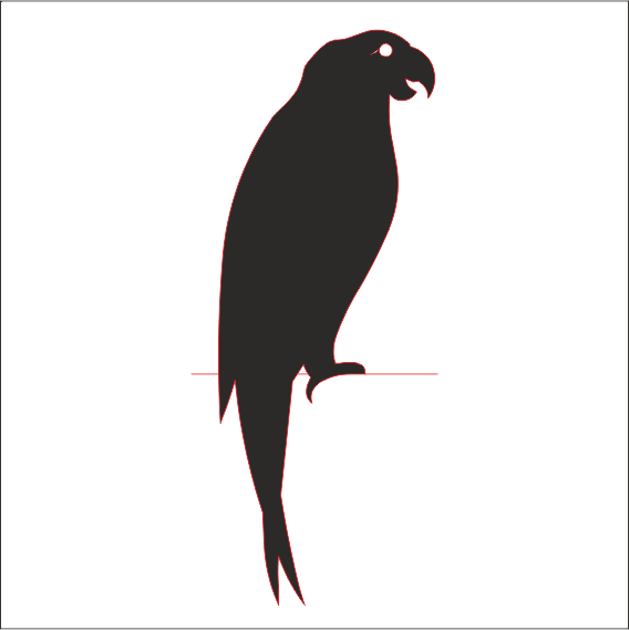 PAPAĞAN FOLYO STİCKER