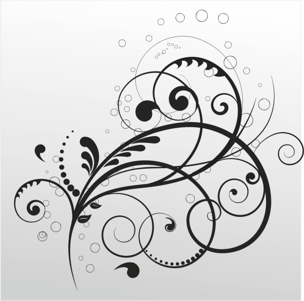Folyo Sticker Çiçek Deseni