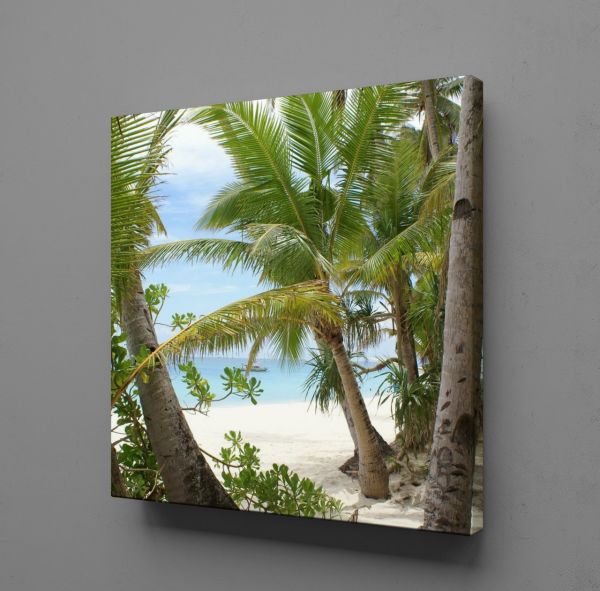 PALMİYE AĞAÇLARI KANVAS TABLO