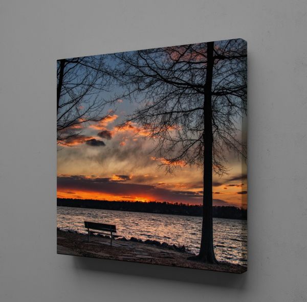 SAHİL VE BANK KANVAS TABLO